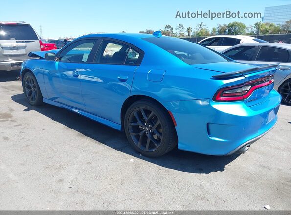 2C3CDXHG8PH560130 2023 DODGE CHARGER Blue Задня ліва чверть
