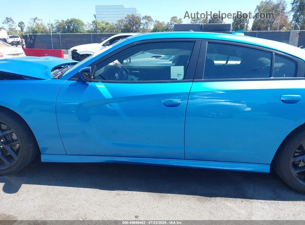 2C3CDXHG8PH560130 2023 DODGE CHARGER Blue Панорамний вид салону 360°
