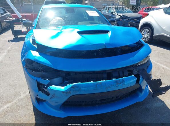 2C3CDXHG8PH560130 2023 DODGE CHARGER Blue Вид спереду