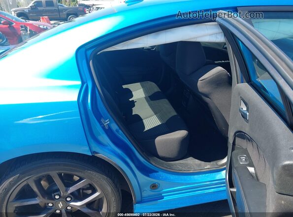 2C3CDXHG8PH560130 2023 DODGE CHARGER Blue Вид наклейки з VIN-кодом