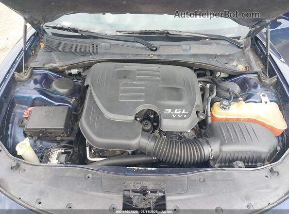 2C3CDXHG9GH297436 2016 DODGE CHARGER Blue Հետևի տեսք