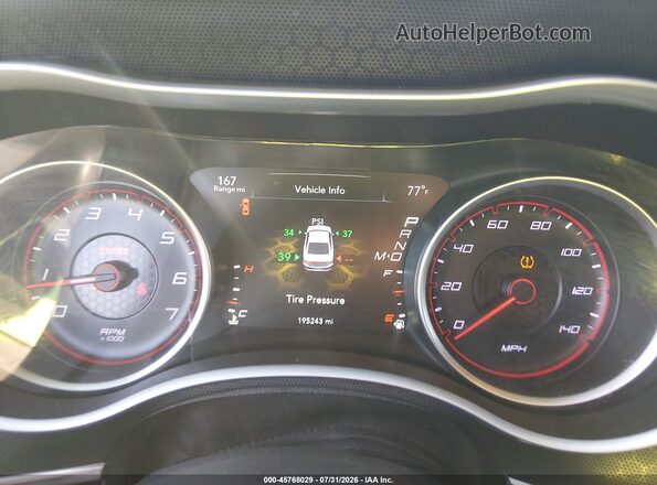 2C3CDXHG9GH326501 2016 DODGE CHARGER White Вид задніх сидінь