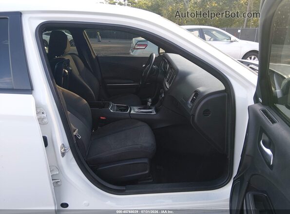 2C3CDXHG9GH326501 2016 DODGE CHARGER White Вид салону спереду