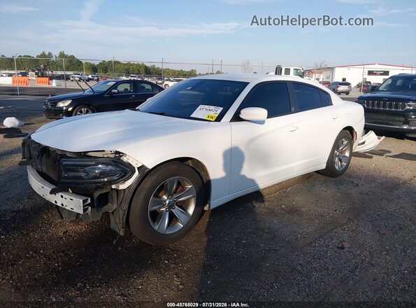 2C3CDXHG9GH326501 2016 DODGE CHARGER White Передня ліва чверть