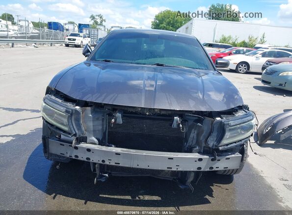 2C3CDXHG9HH523458 2017 DODGE CHARGER Black Вид щитка приладів