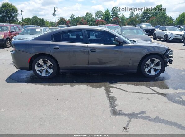 2C3CDXHG9HH523458 2017 DODGE CHARGER Black Вид задньої частини салону