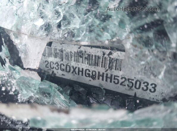 2C3CDXHG9HH525033 2017 DODGE CHARGER Gray Вид підкапотного простору