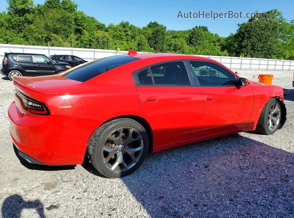 2C3CDXHG9HH558419 2017 DODGE CHARGER Red Հետևի աջ