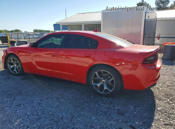 2C3CDXHG9HH558419 2017 DODGE CHARGER Red Հետևի ձախ