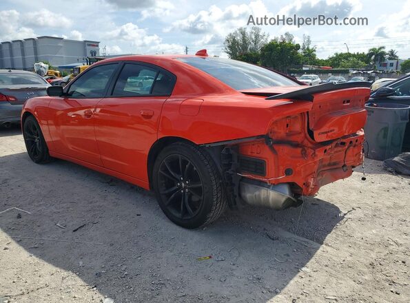 2C3CDXHG9HH585197 2017 DODGE CHARGER Red Հետևի ձախ