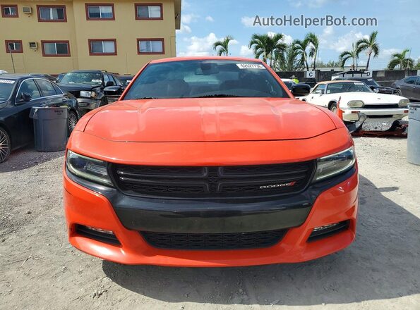 2C3CDXHG9HH585197 2017 DODGE CHARGER Red Հետևի տեսք