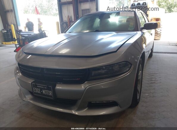 2C3CDXHG9JH124491 2018 DODGE CHARGER Silver Вид щитка приладів