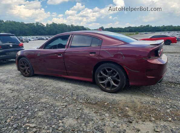 2C3CDXHG9JH207208 2018 DODGE CHARGER Burgundy Հետևի ձախ