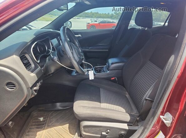 2C3CDXHG9JH207208 2018 DODGE CHARGER Burgundy Սալոնի դիմացի տեսք