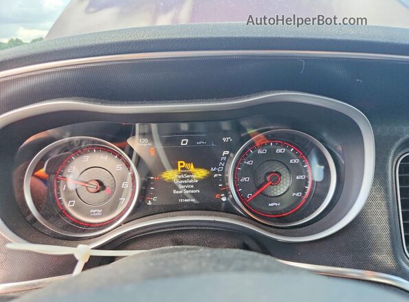 2C3CDXHG9JH207208 2018 DODGE CHARGER Burgundy Սարքավորումների վահանակի տեսք