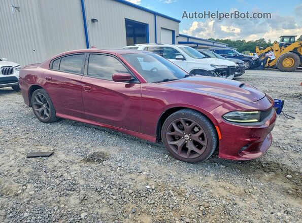 2C3CDXHG9JH207208 2018 DODGE CHARGER Burgundy Առջևի աջ