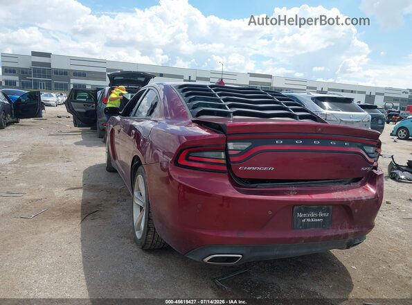 2C3CDXHG9JH217494 2018 DODGE CHARGER Red Հետևի ձախ