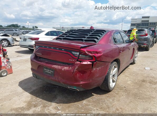 2C3CDXHG9JH217494 2018 DODGE CHARGER Red Հետևի աջ