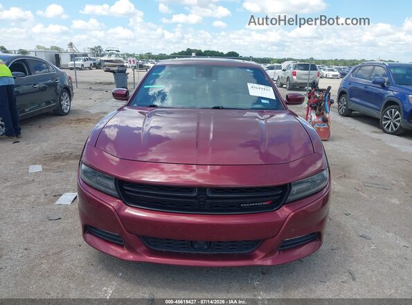 2C3CDXHG9JH217494 2018 DODGE CHARGER Red Սարքավորումների վահանակի տեսք
