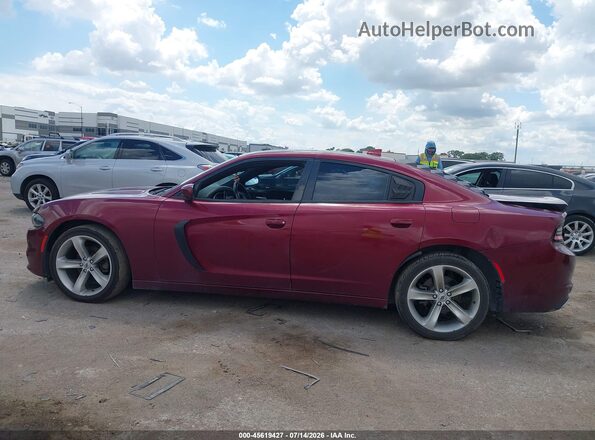2C3CDXHG9JH217494 2018 DODGE CHARGER Red Սալոնի 360 աստիճան տեսք
