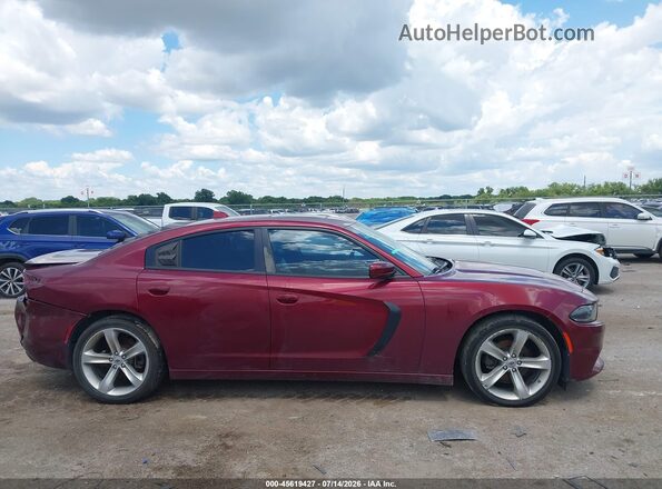2C3CDXHG9JH217494 2018 DODGE CHARGER Red Սալոնի հետևի տեսք