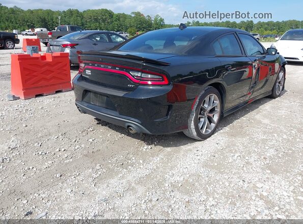 2C3CDXHG9NH152250 2022 DODGE CHARGER Black Trasero derecho