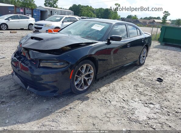 2C3CDXHG9NH152250 2022 DODGE CHARGER Black Vista tres cuartos delantera izquierda