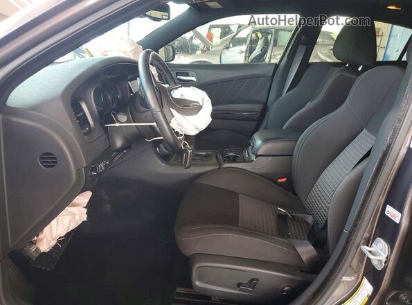 2C3CDXHG9PH522664 2023 DODGE CHARGER Угольный Вид салона спереди