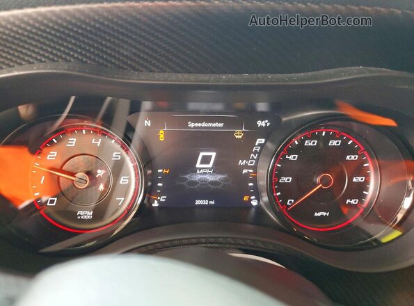 2C3CDXHG9PH522664 2023 DODGE CHARGER Угольный Вид щитка приборов