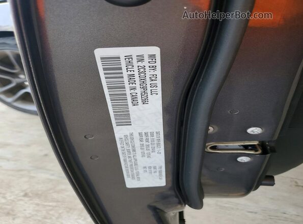 2C3CDXHG9PH522664 2023 DODGE CHARGER Угольный Вид наклейки с VIN-кодом