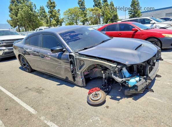 2C3CDXHG9PH555731 2023 DODGE CHARGER Gray Przód prawy