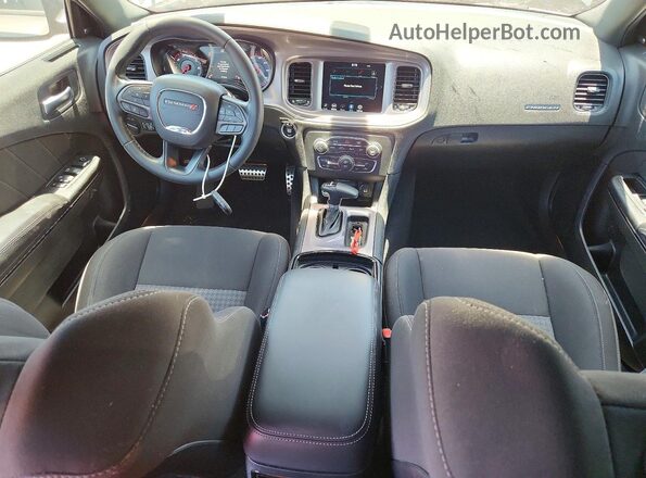 2C3CDXHG9PH555731 2023 DODGE CHARGER Gray Widok deski rozdzielczej