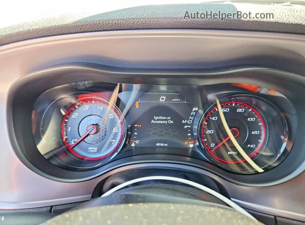 2C3CDXHG9PH555731 2023 DODGE CHARGER Gray Widok zestawu wskaźników