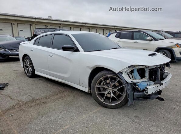 2C3CDXHG9PH560024 2023 DODGE CHARGER Белый Передняя правая четверть