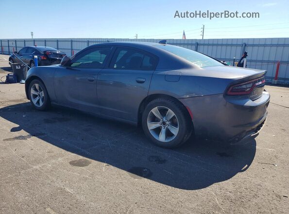2C3CDXHGXGH125951 2016 DODGE CHARGER Gray Tył lewy