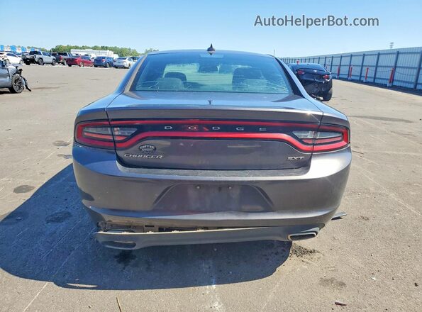 2C3CDXHGXGH125951 2016 DODGE CHARGER Gray Widok z tyłu