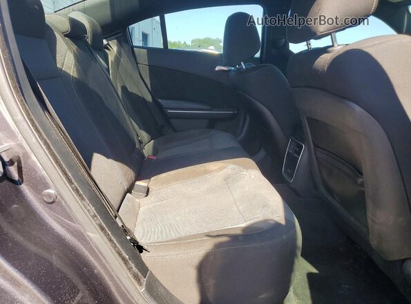 2C3CDXHGXGH125951 2016 DODGE CHARGER Gray Widok tylnych siedzeń