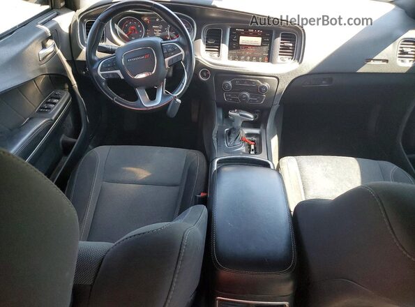 2C3CDXHGXGH125951 2016 DODGE CHARGER Gray Widok deski rozdzielczej