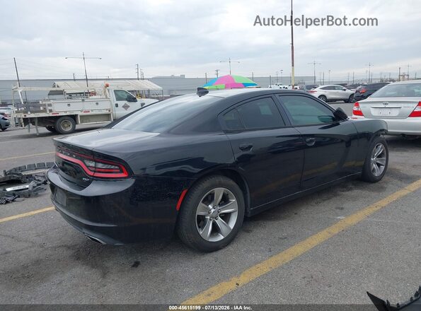 2C3CDXHGXGH149621 2016 DODGE CHARGER Black Tył prawy