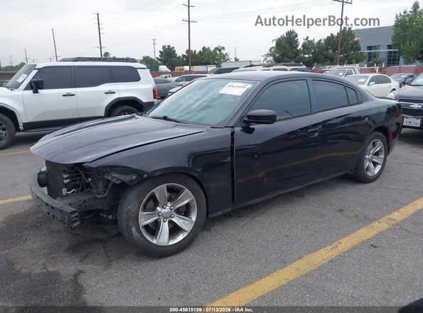 2C3CDXHGXGH149621 2016 DODGE CHARGER Black Przód lewy