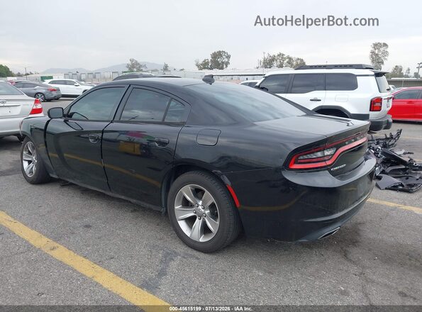 2C3CDXHGXGH149621 2016 DODGE CHARGER Black Tył lewy
