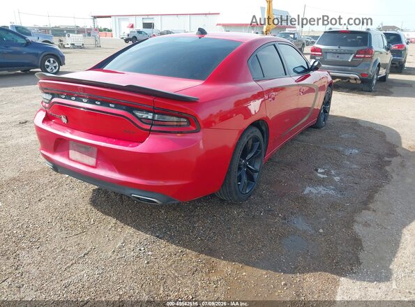 2C3CDXHGXGH179802 2016 DODGE CHARGER Red Հետևի աջ