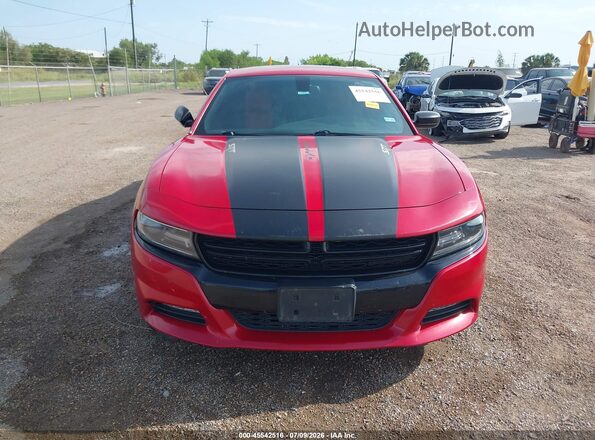 2C3CDXHGXGH179802 2016 DODGE CHARGER Red Սարքավորումների վահանակի տեսք