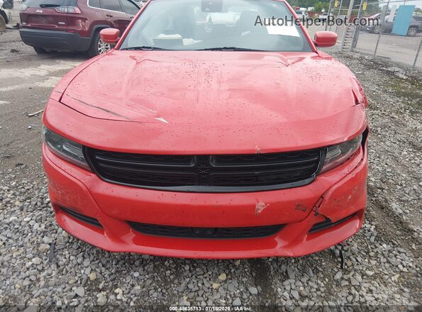 2C3CDXHGXGH228626 2016 DODGE CHARGER Red Սալոնի հետևի տեսք
