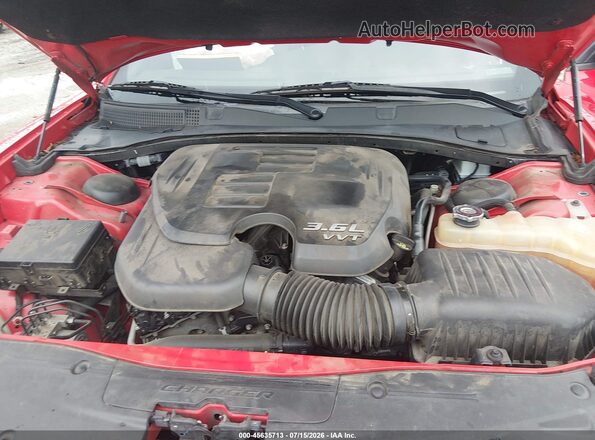 2C3CDXHGXGH228626 2016 DODGE CHARGER Red Հետևի տեսք