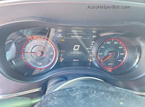 2C3CDXHGXGH318522 2016 DODGE CHARGER White Սարքավորումների վահանակի տեսք