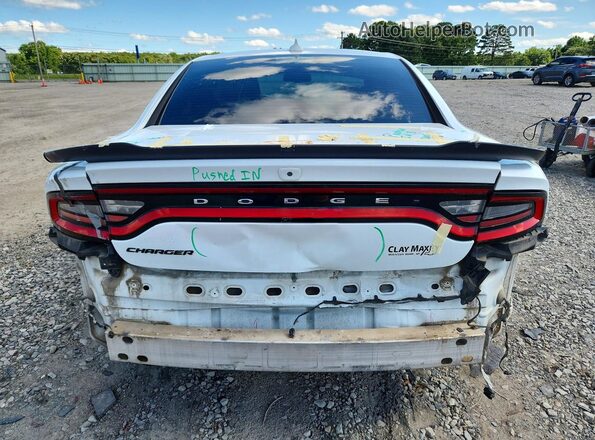 2C3CDXHGXGH318522 2016 DODGE CHARGER White Հետևի տեսք