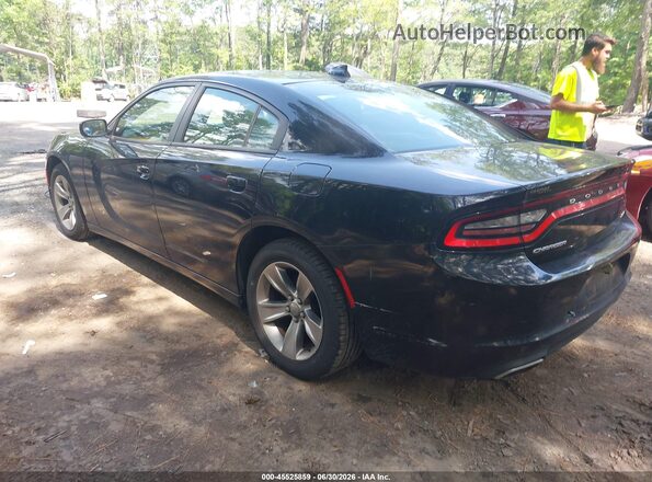 2C3CDXHGXGH339211 2016 DODGE CHARGER Черный Задняя левая четверть