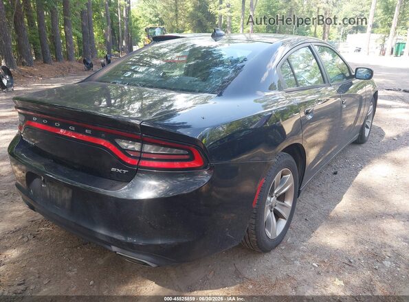 2C3CDXHGXGH339211 2016 DODGE CHARGER Черный Задняя правая четверть