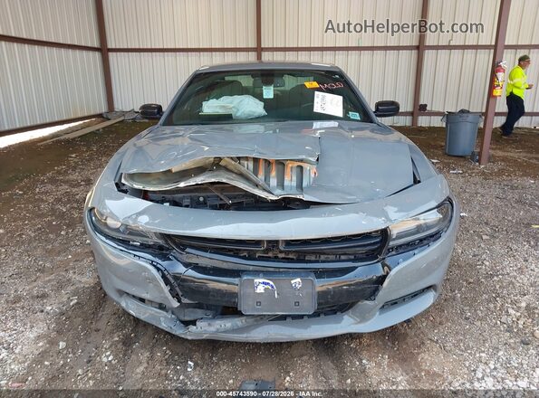 2C3CDXHGXHH576332 2017 DODGE CHARGER Серый Вид щитка приборов